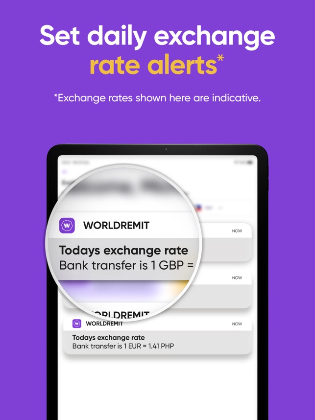 Worldremit sales exchange rate
