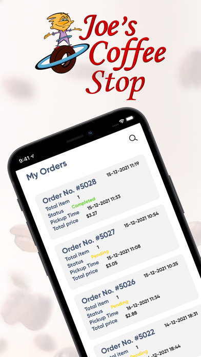 Joe's Coffee Stop Screenshot