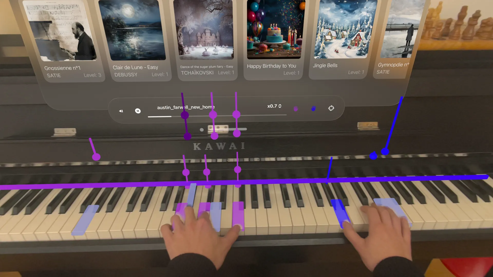 Piano: Flowing Tiles screenshot