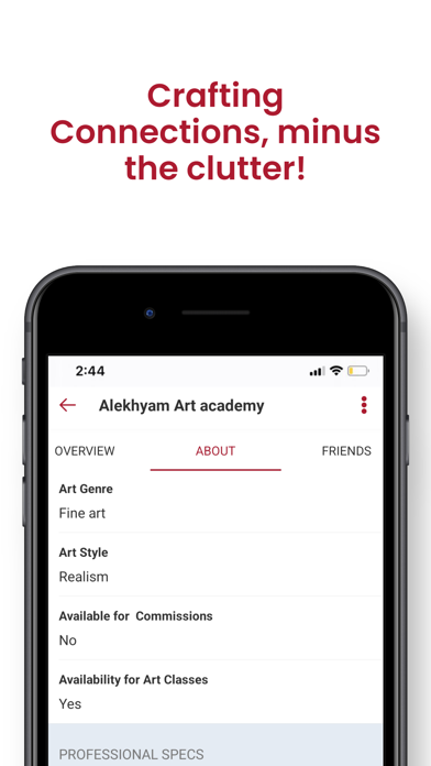 Tamboora - Art Social Network Screenshot