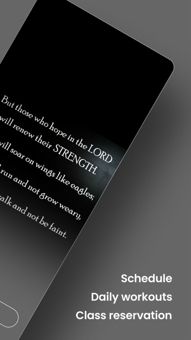 Isaiah 40:31 Fitness Screenshot