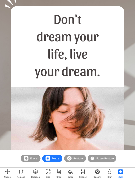 Quotes Creator, Text Art iPad screenshot 9 - Photo & Video app