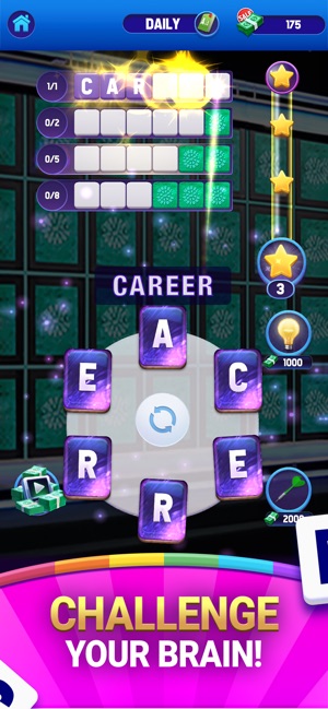 Wheel of Fortune Word Puzzles (Brain Games)