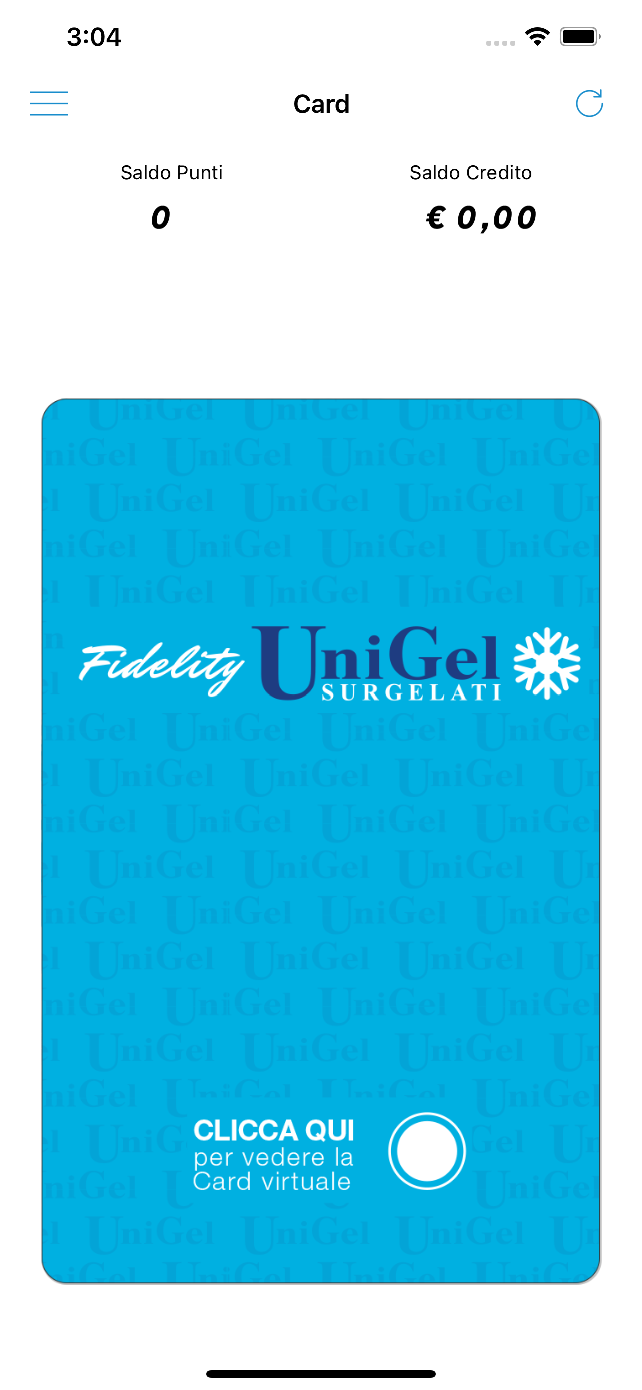 UniGel Fidelity CARD