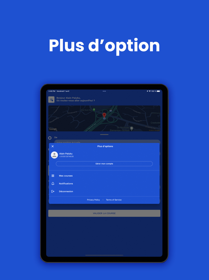 Tex - Request a ride