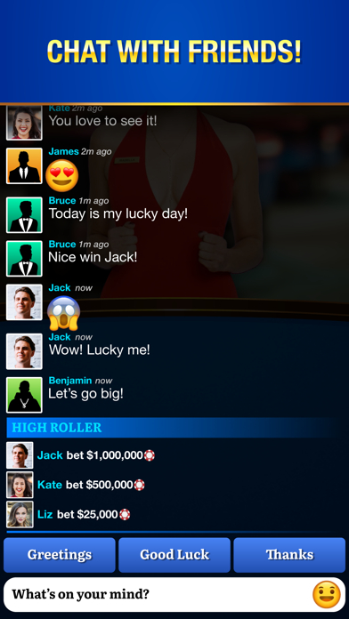 Blackjack Live Casino Screenshot