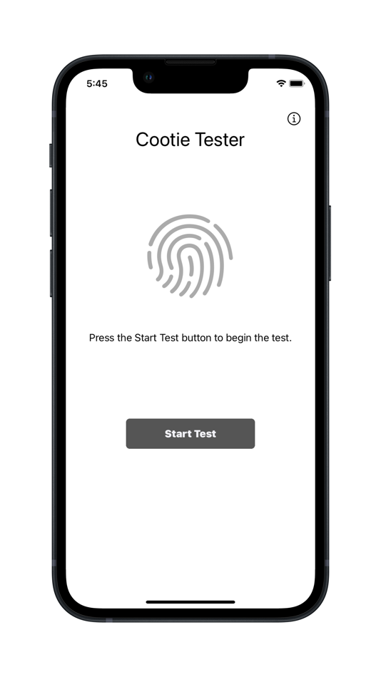 #2. Cootie Tester (iOS) Ved: Alexander Englander