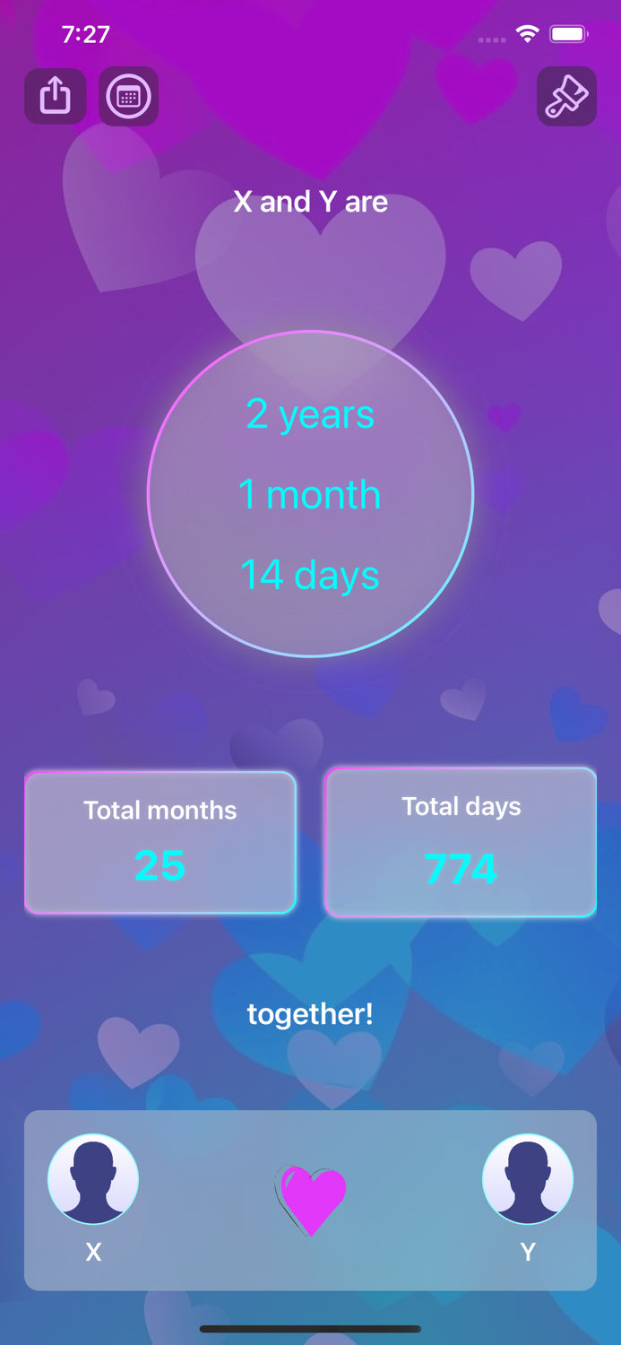 Been in Love - days counter