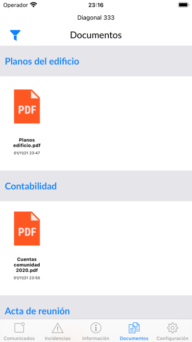 CommunyApp Screenshot