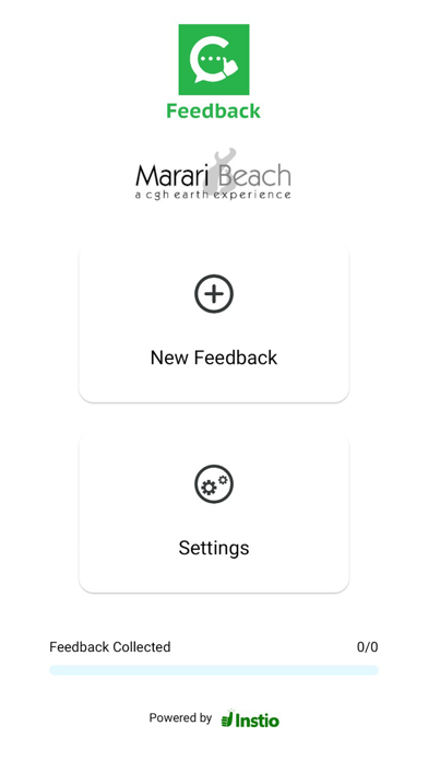 Guest Survey App for CGH Hotel Screenshot