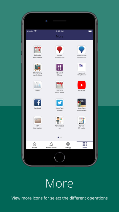 Hope-Page Public Schools Screenshot