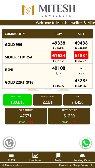 Mitesh Jewellers Screenshot