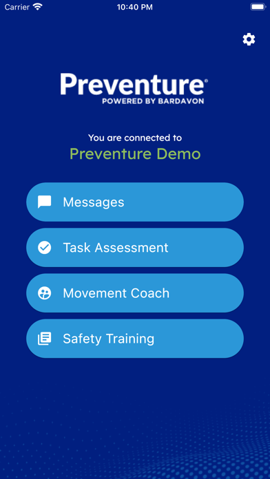Preventure.live Screenshot