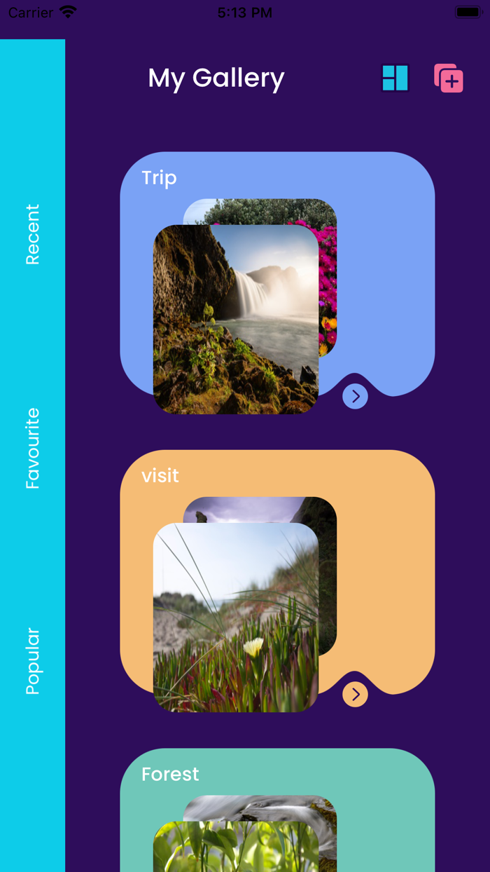 Collage with Gallery