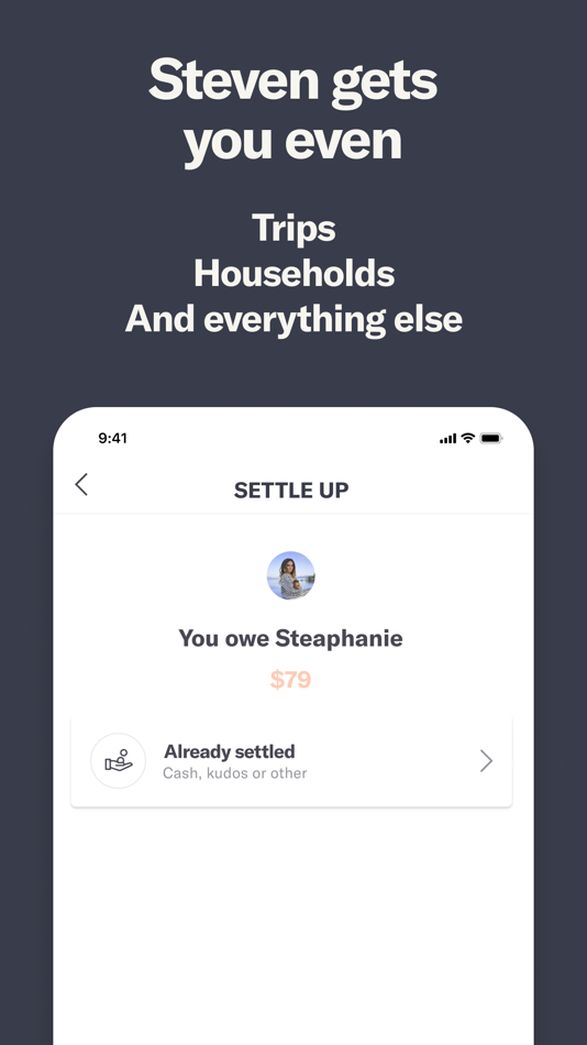 #1. Steven – Be even with friends (iOS) 由: Steven AB