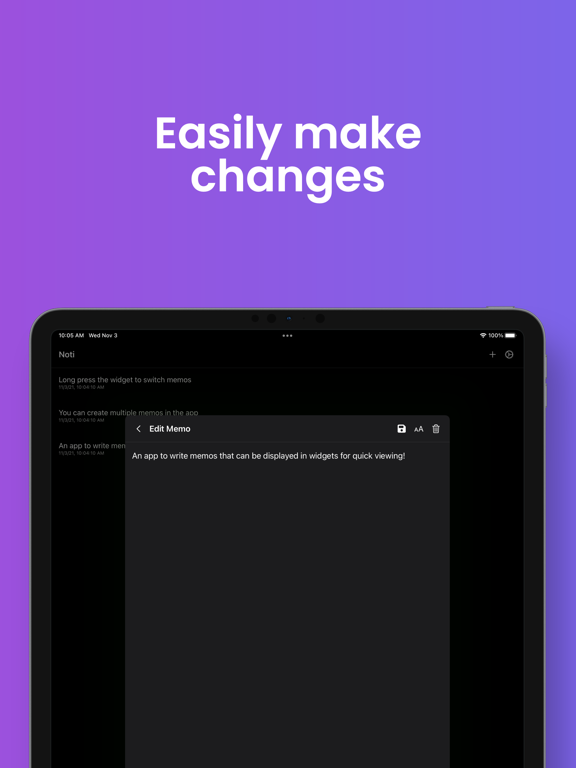 Screenshot #6 pour Widget de Texte Noti