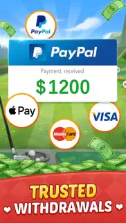 golf solitaire: win real money iphone screenshot 1