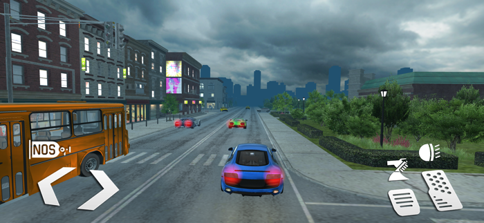 Highway Car Traffic Racing 3D