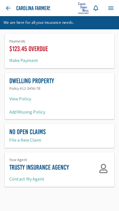 Carolina Farmers Mutual Ins Screenshot