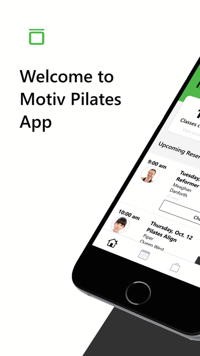 Motiv Pilates App Screenshot