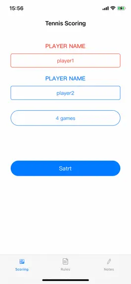Game screenshot TennisScoringRules mod apk