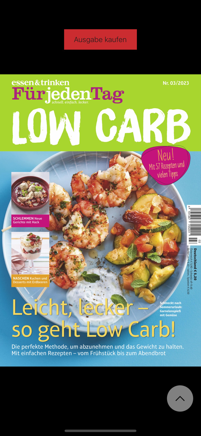 essen and trinken Für jeden Tag