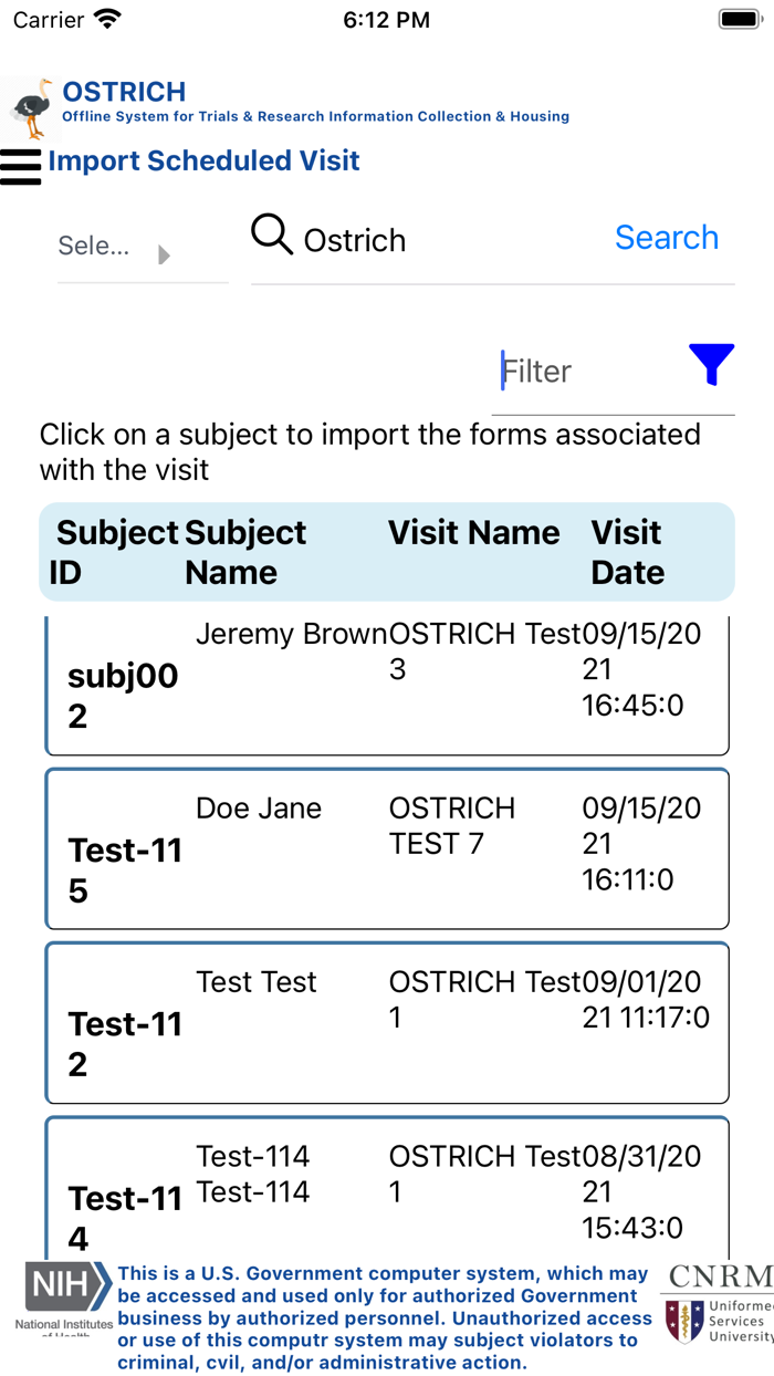 OSTRICH-OfflineDataCollection