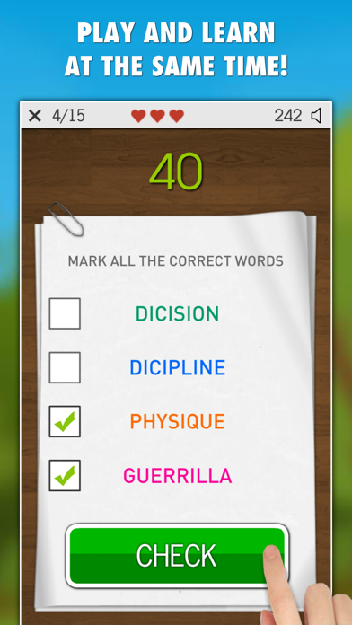 Screenshot #3 pour Spelling Master PRO