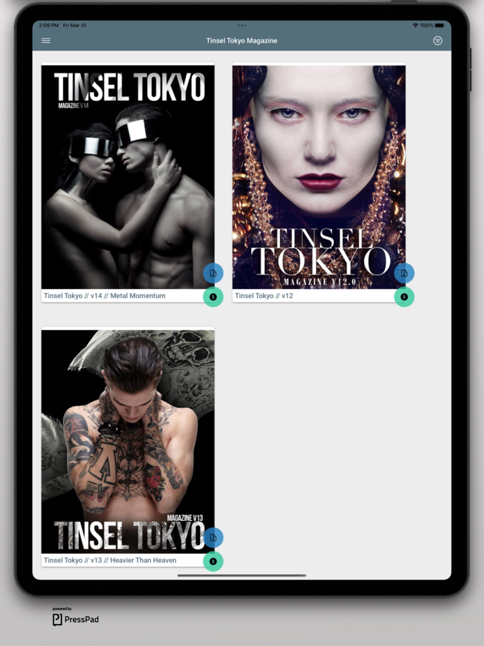 Tinsel Tokyo Fashion Magazine