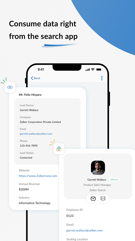 #5. Search across Zoho- Zia Search (iOS) 由: Zoho Corporation