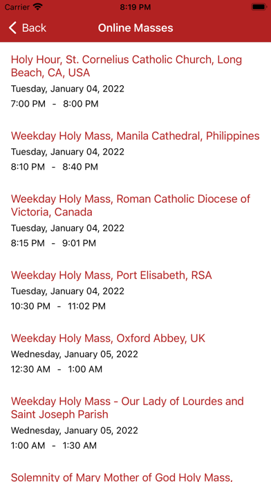Screenshot #2 pour Catholic Daily Readings