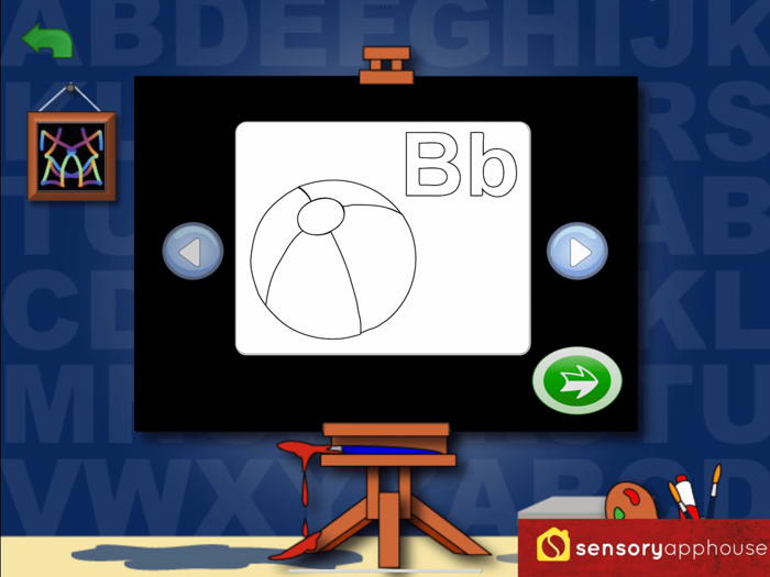 Sensory Alphabet Paint