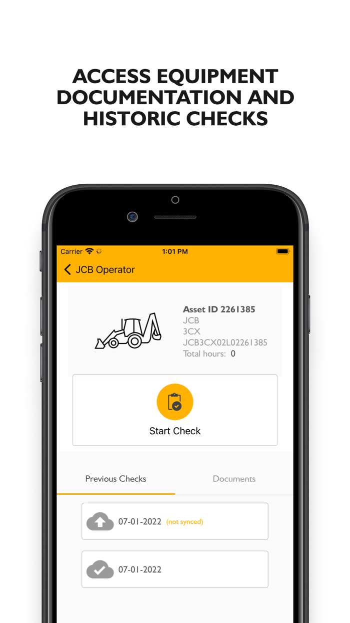 JCB Operator App