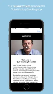 quit smoking now: max kirsten iphone screenshot 1