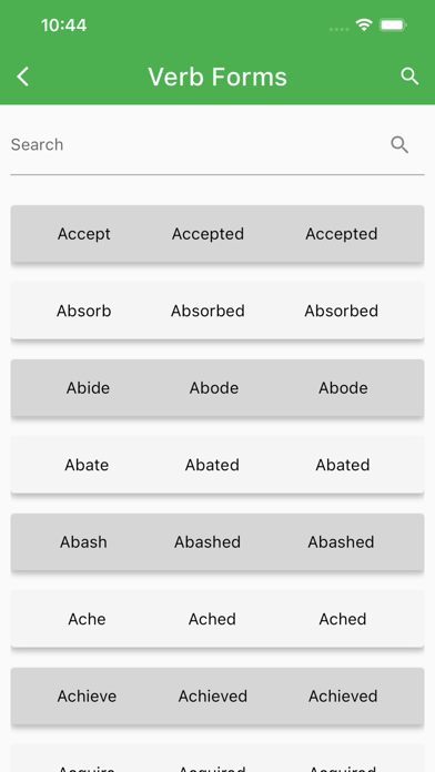 Verbs Urdu Screenshot