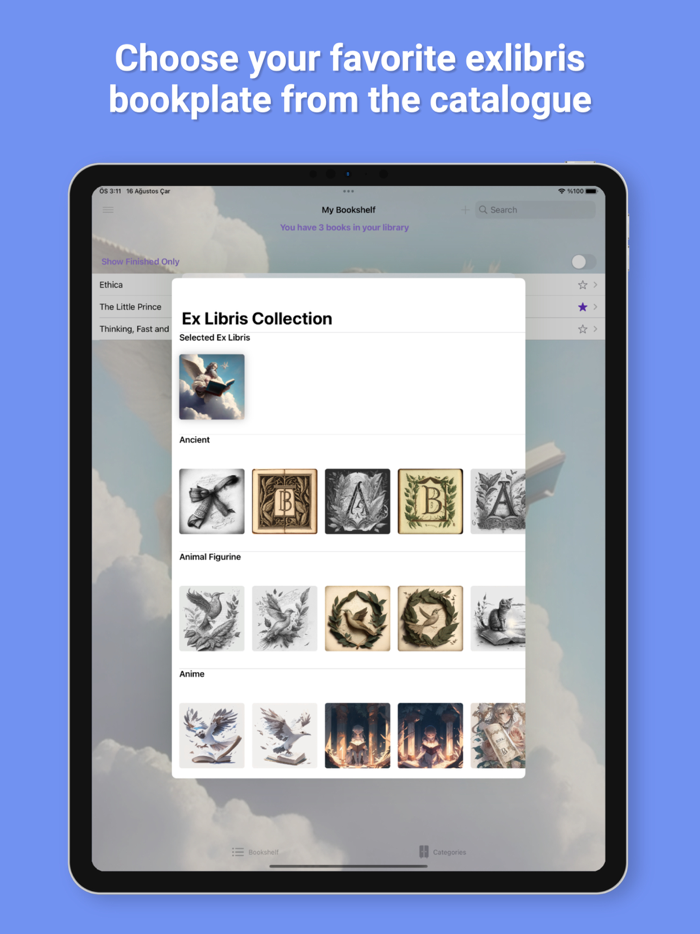 Book Tracker App - Ex Libris