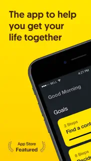 thrive: a simple goal planner iphone screenshot 1