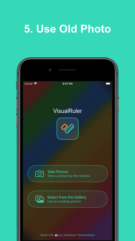 #5. VisualRuler 2.0 (iOS) 由: altaibayar tseveenbayar
