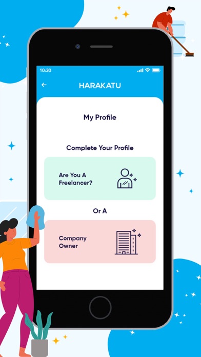 Harakatu Vendor Screenshot