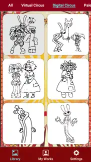 painting book virtual circus iPhone Captures Décran 1