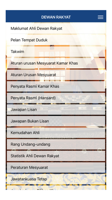 Parlimen Malaysia Screenshot