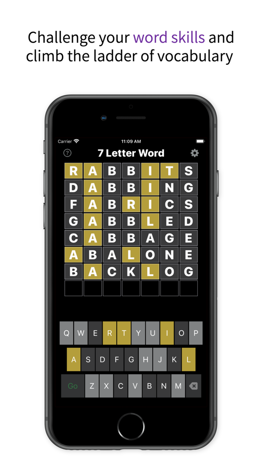 #4. Word Guess Ladder (iOS) By: Jeffrey Guo