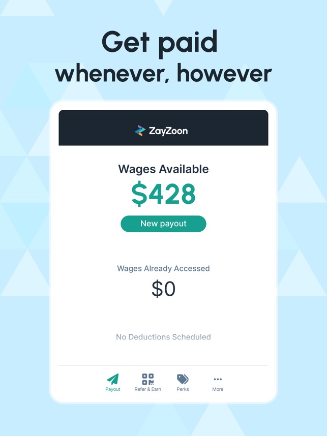 ZayZoon, Earned Wage Access