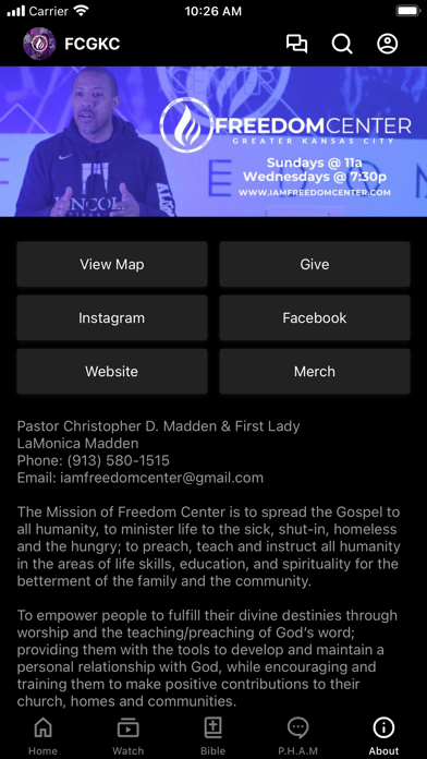 Freedom Center GKC Screenshot