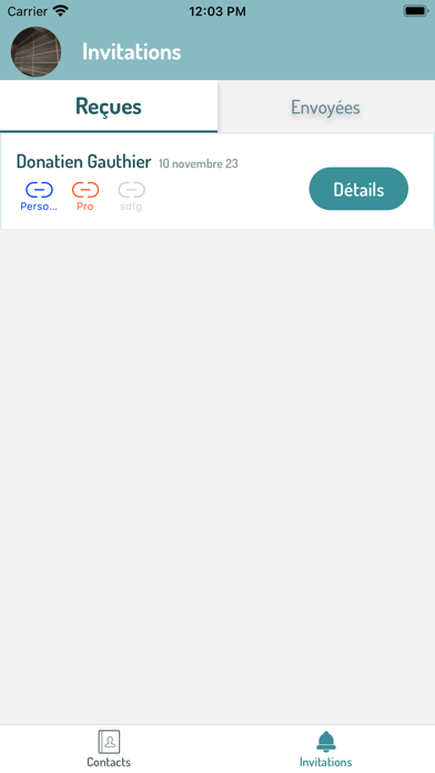 Contact-Me Screenshot
