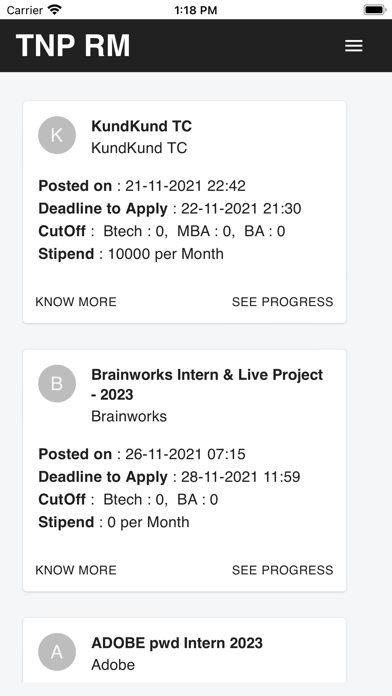DTU RM Screenshot
