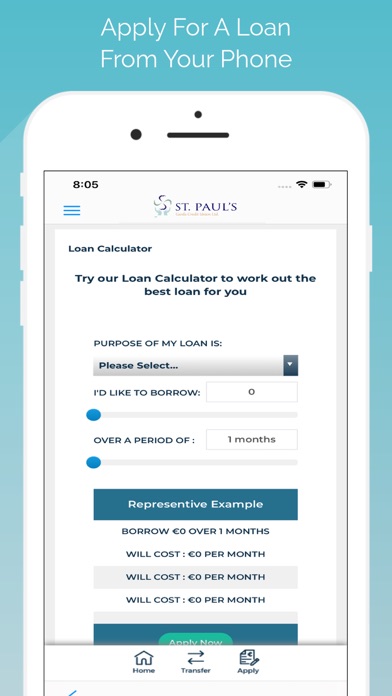 St Pauls Garda Credit Union Screenshot
