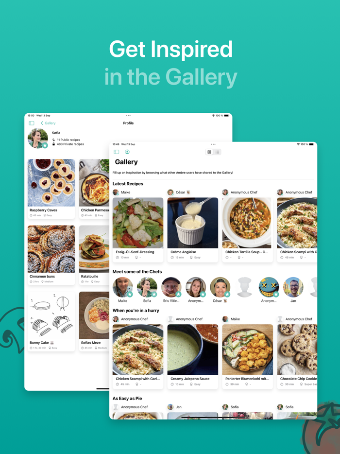 Ambre Recipe Organizer