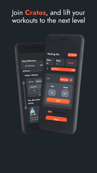 Cratos: Workout Tracker Screenshot