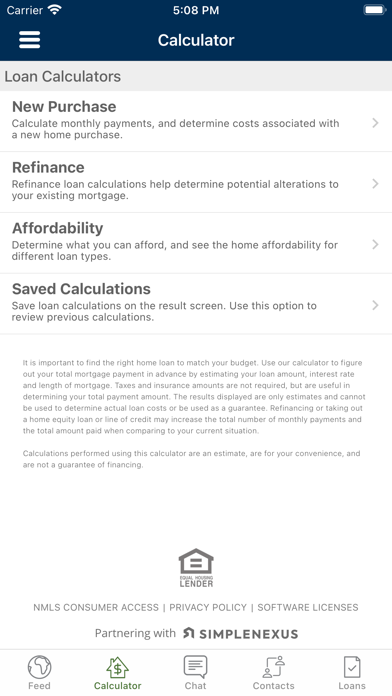 Mountain West Bank Home Loans Screenshot